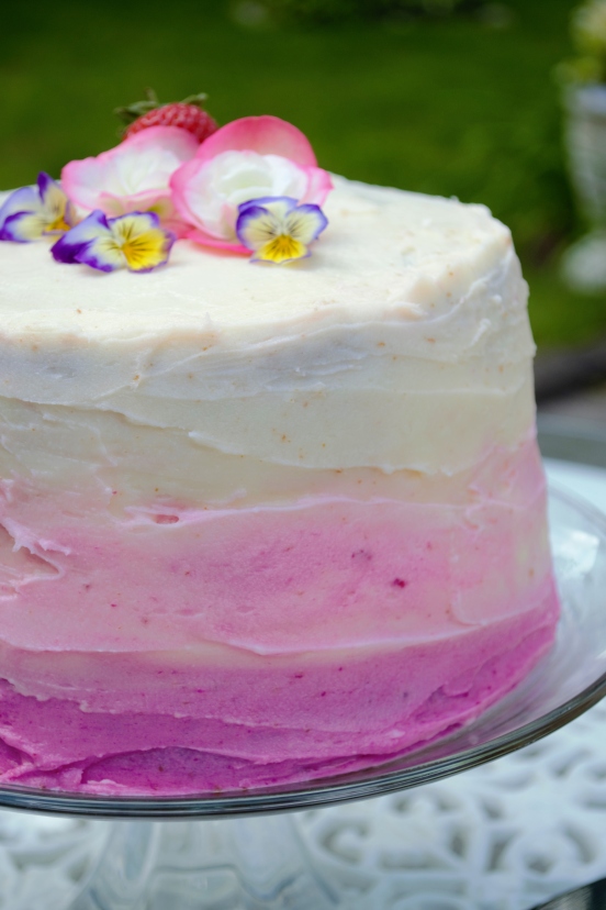 ombre cake gluten-free